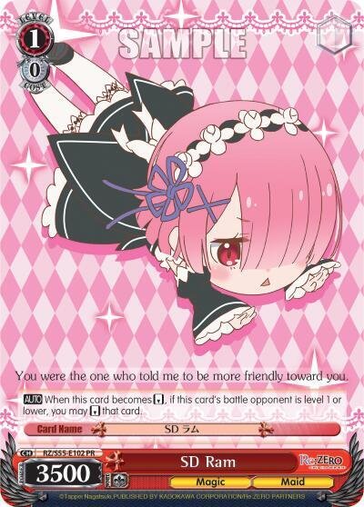 SD Ram Weiss Schwarz Re Zero