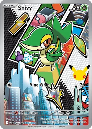 Snivy 049 First Partner Illustration Collection