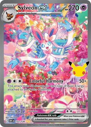 Sylveon ex 153 30th Celebration