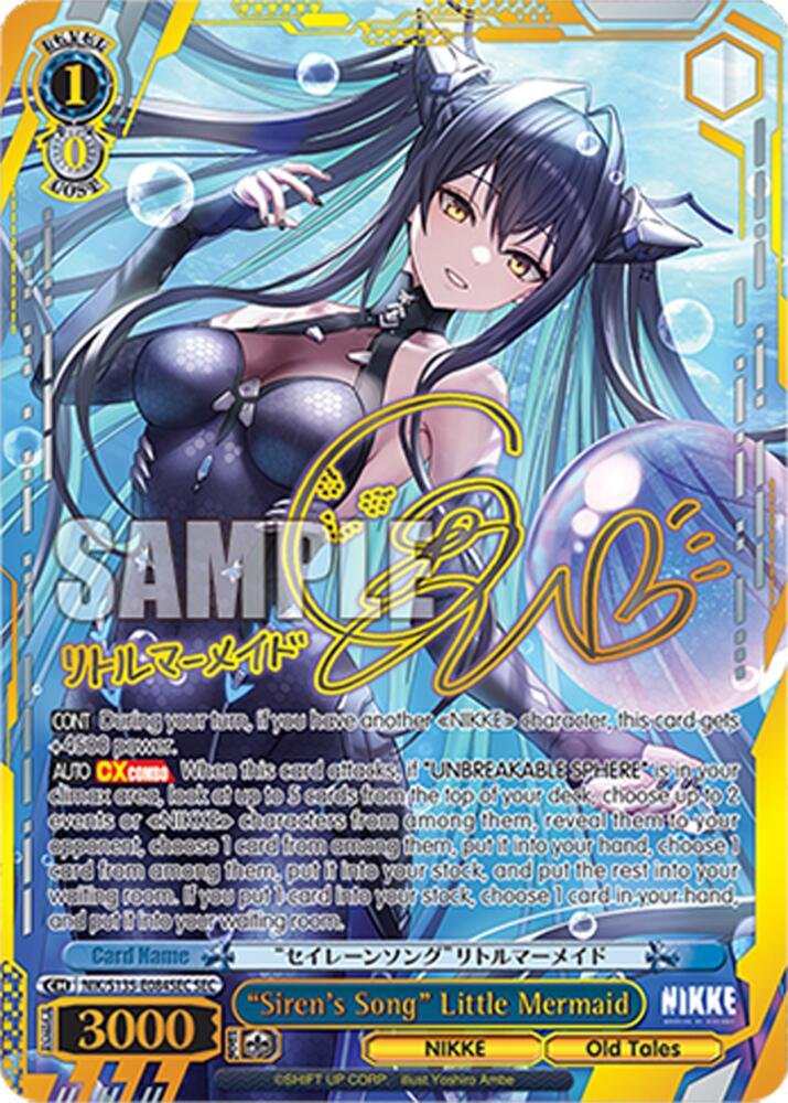 Weiss Schwarz Nikke Sirens Song Little Mermaid SEC