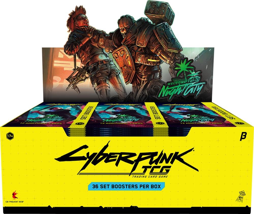 welcome to night city cyberpunk tcg beta booster box
