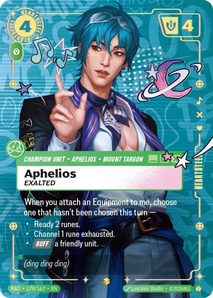Aphelios Exalted 179 Riftbound Radiance
