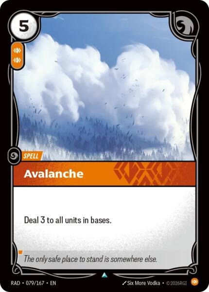 Avalanche Riftbound Radiance