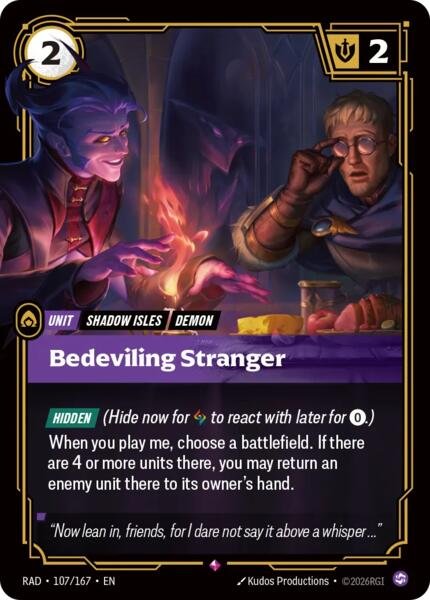 Bedeviling Stranger Riftbound Radiance