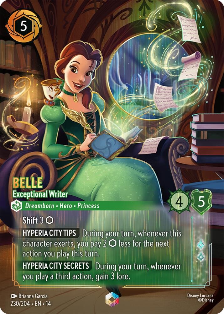 Belle Exceptional Writer Enchanted Hyperia City