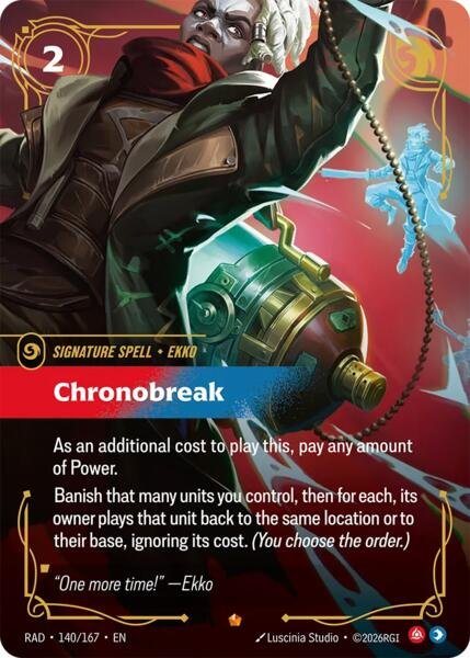 Chronobreak Riftbound Radiance