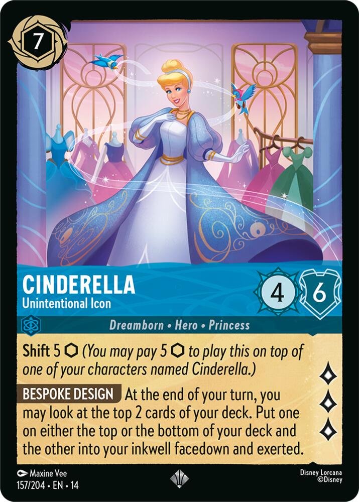 Cinderella Unintentional Icon Disney Lorcana Hyperia City