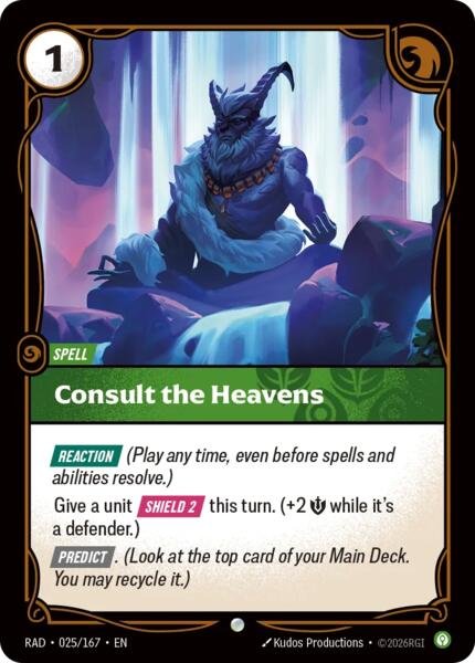 Consult the Heavens Riftbound Radiance