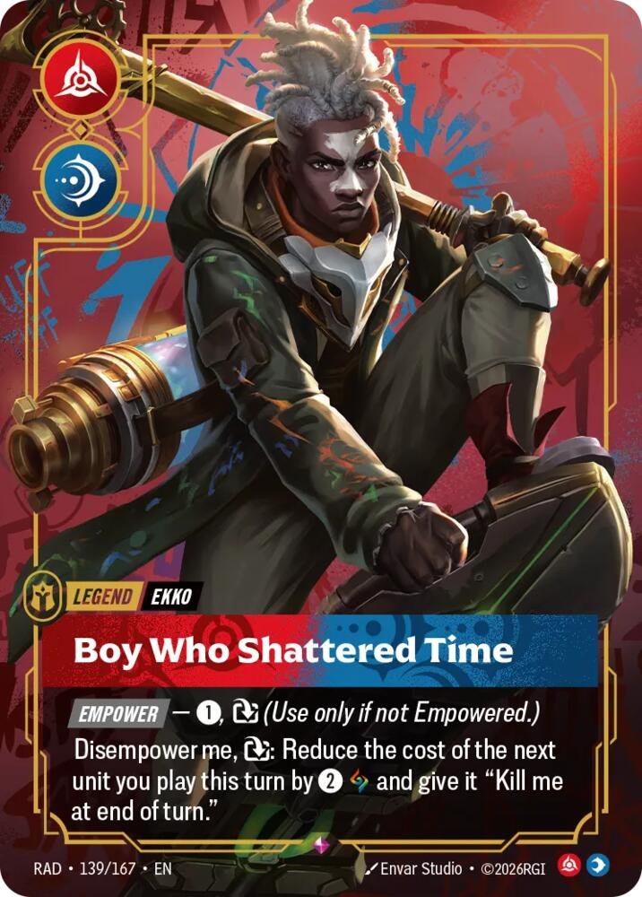 Ekko Boy Who Shattered Time 139 Riftbound Radiance