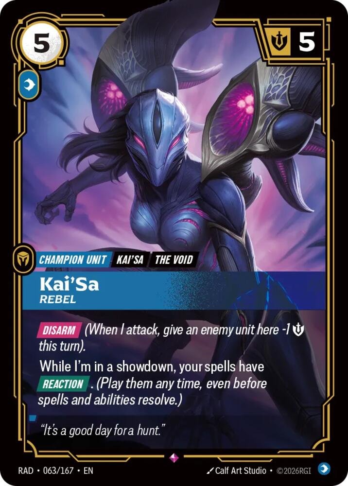 Kaisa Rebel 063 Riftbound Radiance