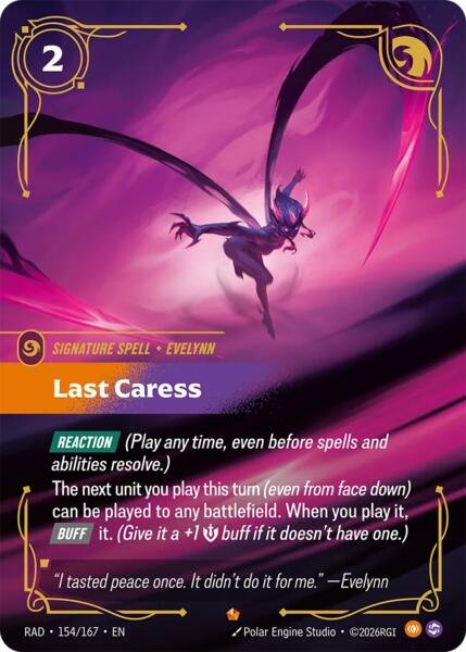 Last Caress Riftbound Radiance