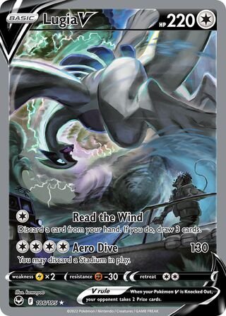 Lugia V 186 Silver Tempest