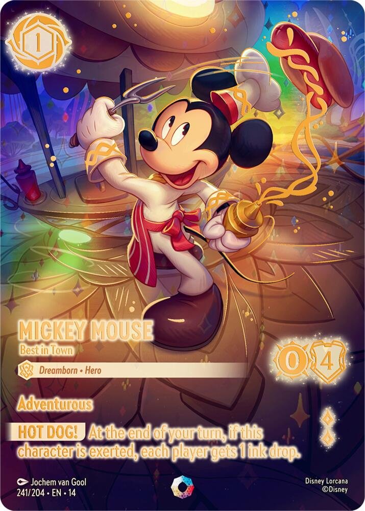 Mickey Mouse Best in Town Iconic Lorcana Hyperia City
