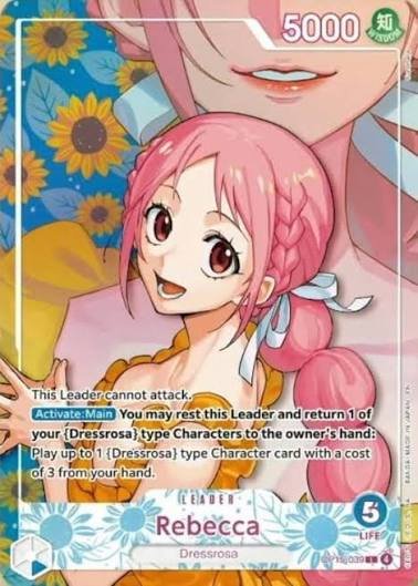One Piece Heroine Edition Vol2 Rebecca New Leader Card