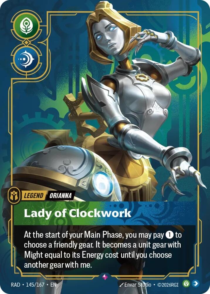 Orianna Lady of Clockwork 145 Riftbound Radiance