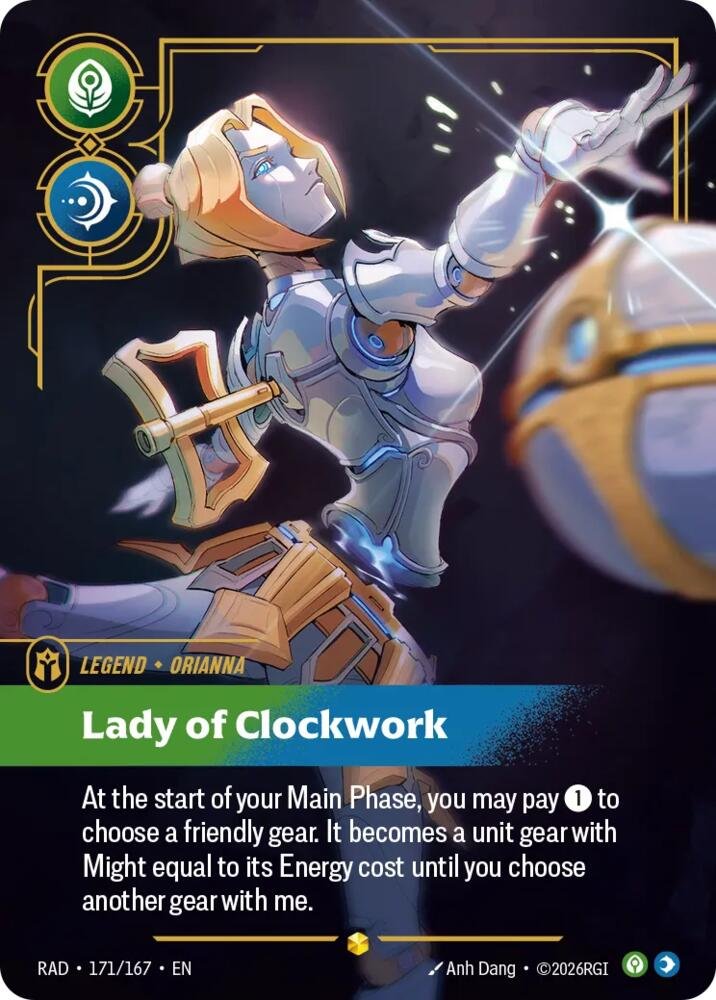 Orianna Lady of Clockwork 171 Riftbound Radiance
