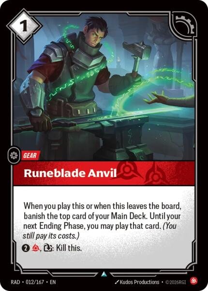 Runeblade Anvil Riftbound Radiance