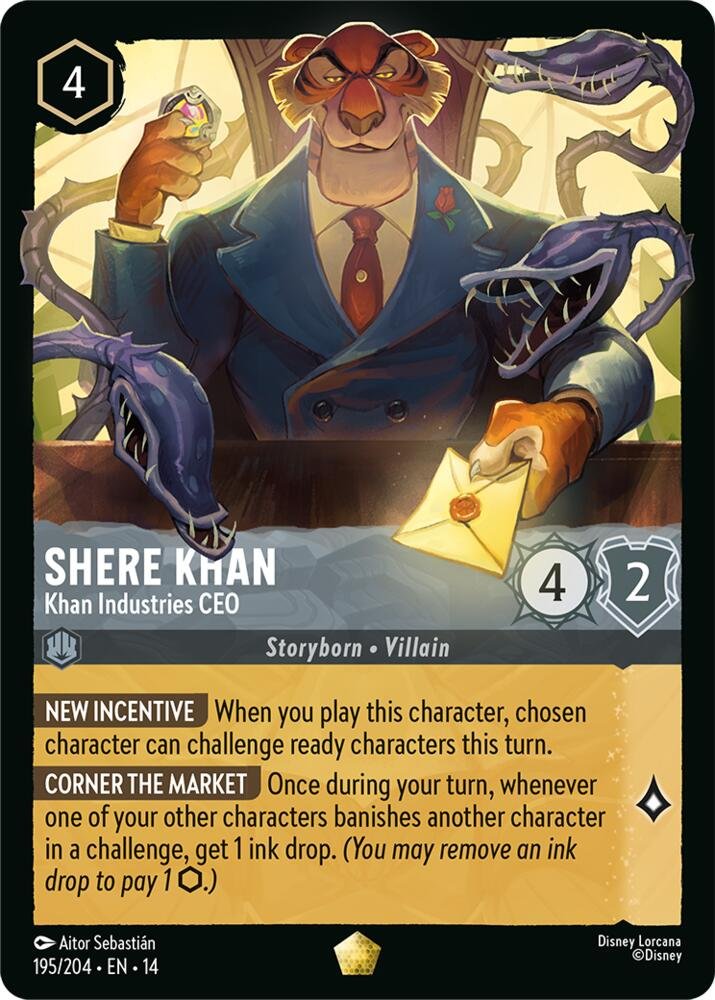 Shere Khan Khan Industries CEO Disney Lorcana Hyperia City