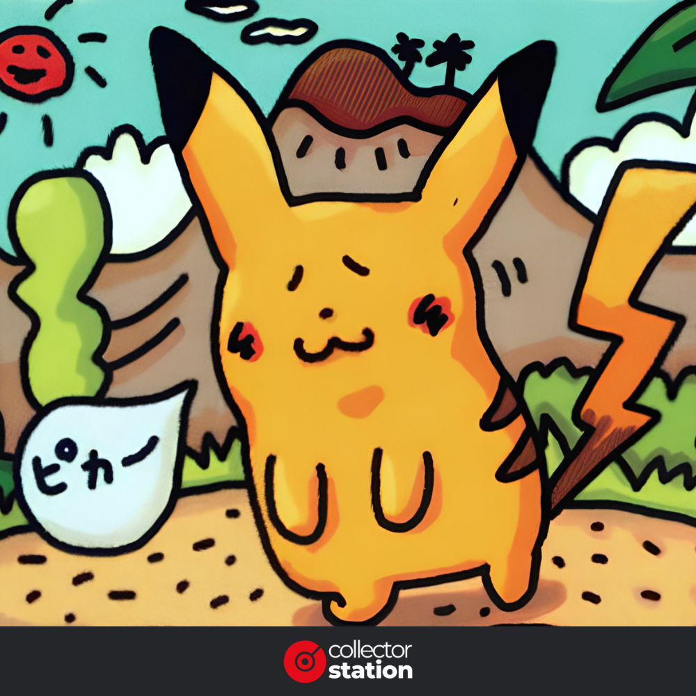 Vintage Pikachu Pokemon Cards