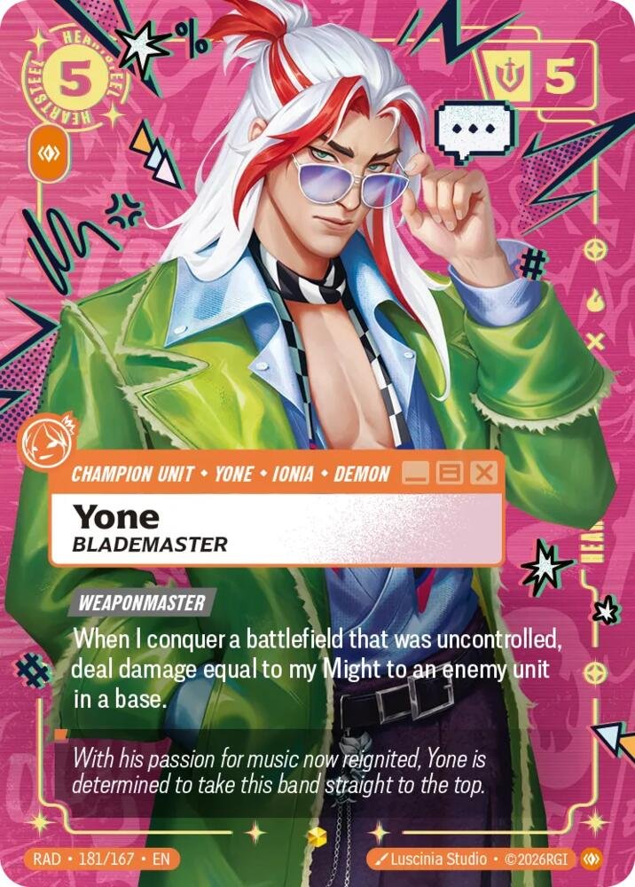 Yone Blademaster 181 Riftbound Radiance
