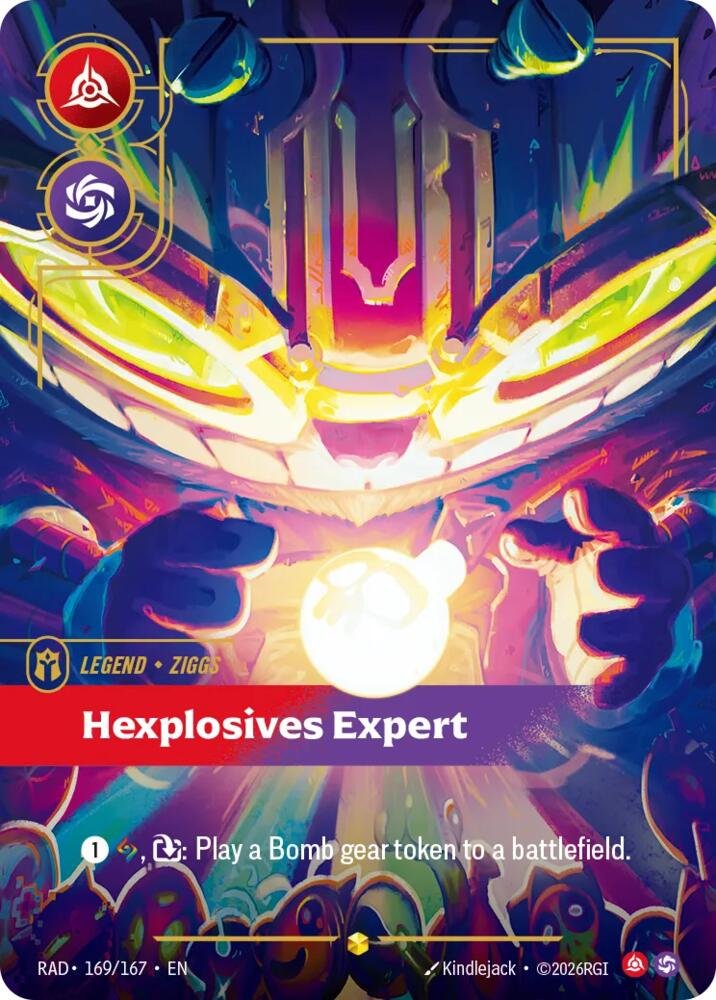 Ziggs Hexplosives Expert 169 Riftbound Radiance